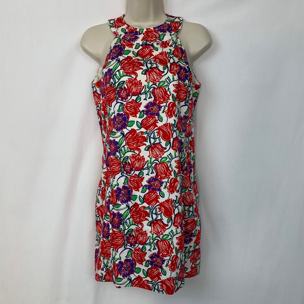 Lilly Pulitzer Dress 2 Floral Print Halterneck